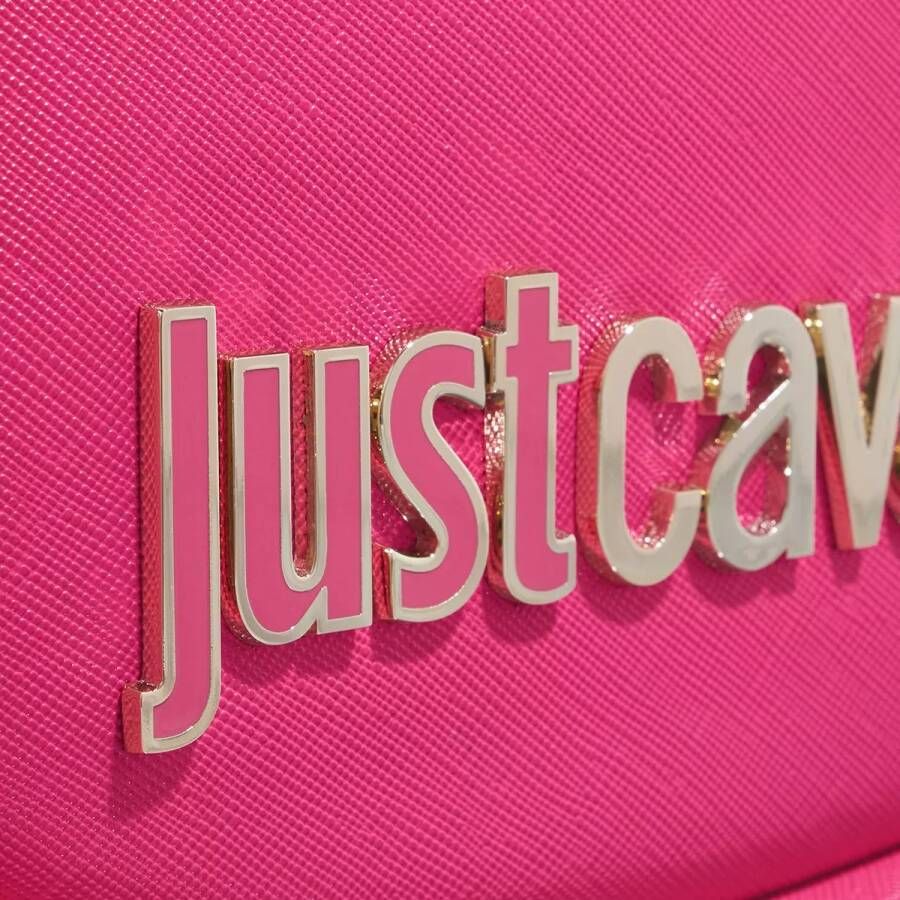 Just Cavalli Pochettes Range B Metal Lettering Sketch 5 Bags in roze
