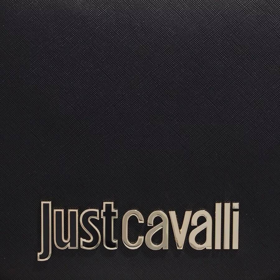 Just Cavalli Totes Range B Metal Lettering Sketch 6 Bags in zwart