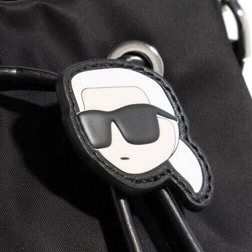 Karl Lagerfeld Bucket bags Ikonik Nylon Bucket in zwart