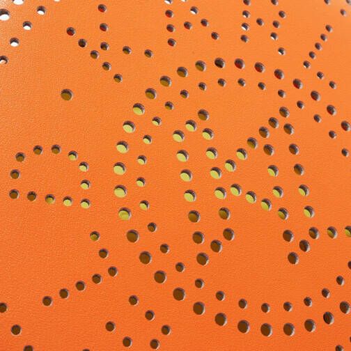 Karl Lagerfeld Crossbody bags Circle Round Perforated in oranje