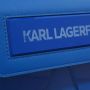 Karl Lagerfeld Essential Leren Crossbody Tas in Blauw Blue Dames - Thumbnail 2