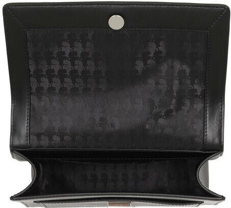 Karl Lagerfeld Crossbody bags Ikonik Metal Lock Shlderbag in zwart
