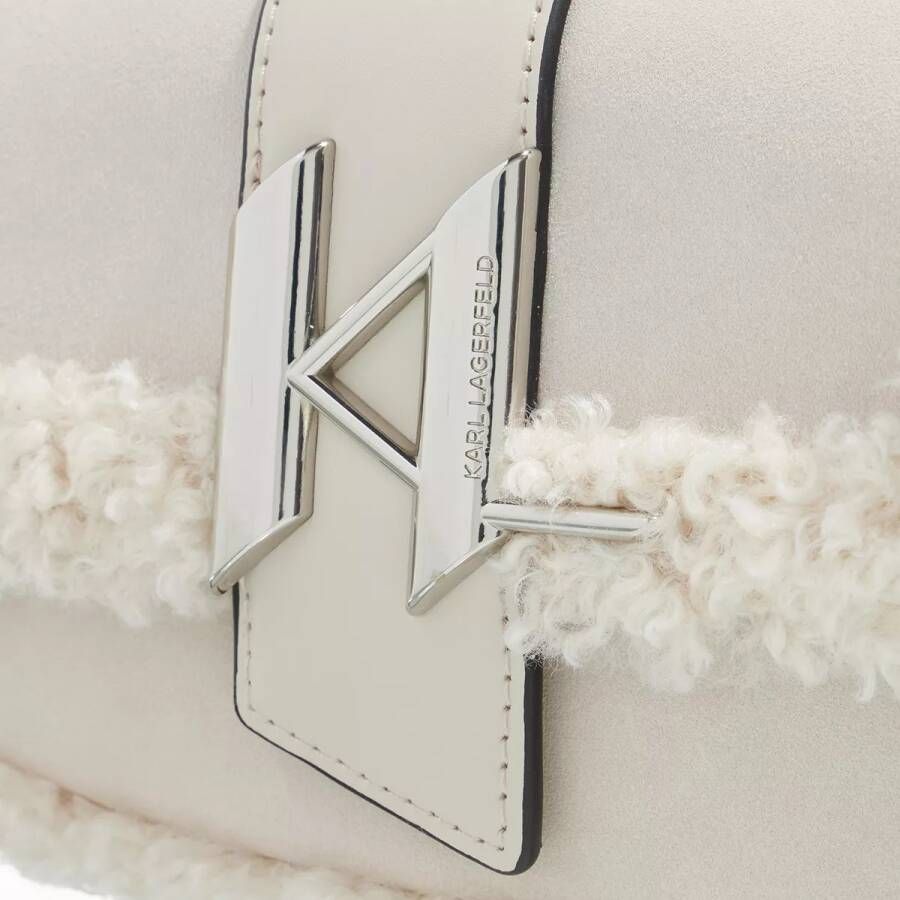 Karl Lagerfeld Crossbody bags K Saddle Sp Sm Shb Suede Shear in crème