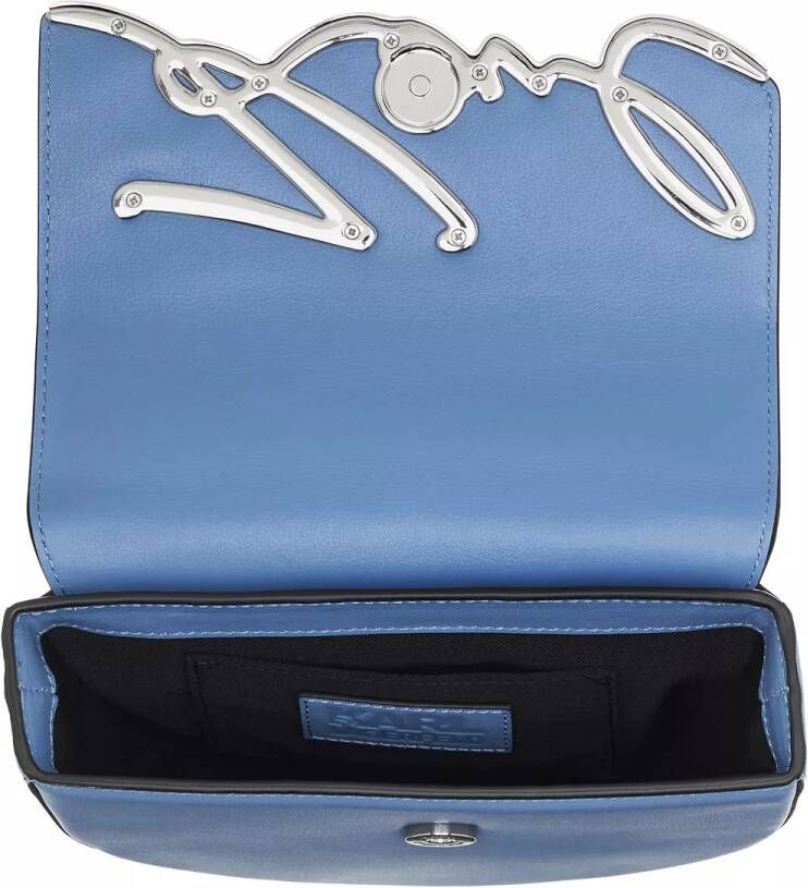 Karl Lagerfeld Crossbody bags Signature Sm Saddle Bag in blauw
