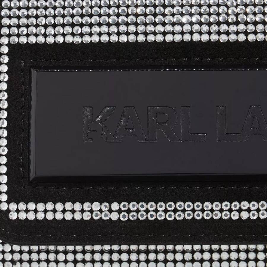 Karl Lagerfeld Hobo bags Essential K Sm Flap Shb Crys in zwart