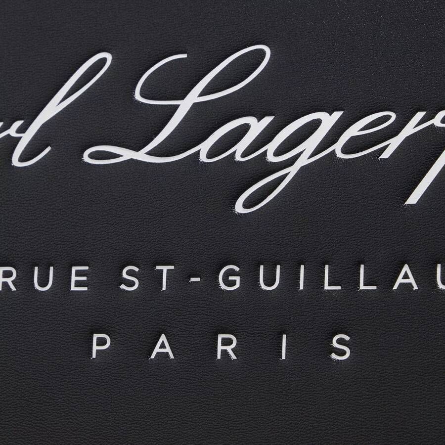 Karl Lagerfeld Hobo bags Hotel Karl Flap Shb Tech Leath in zwart
