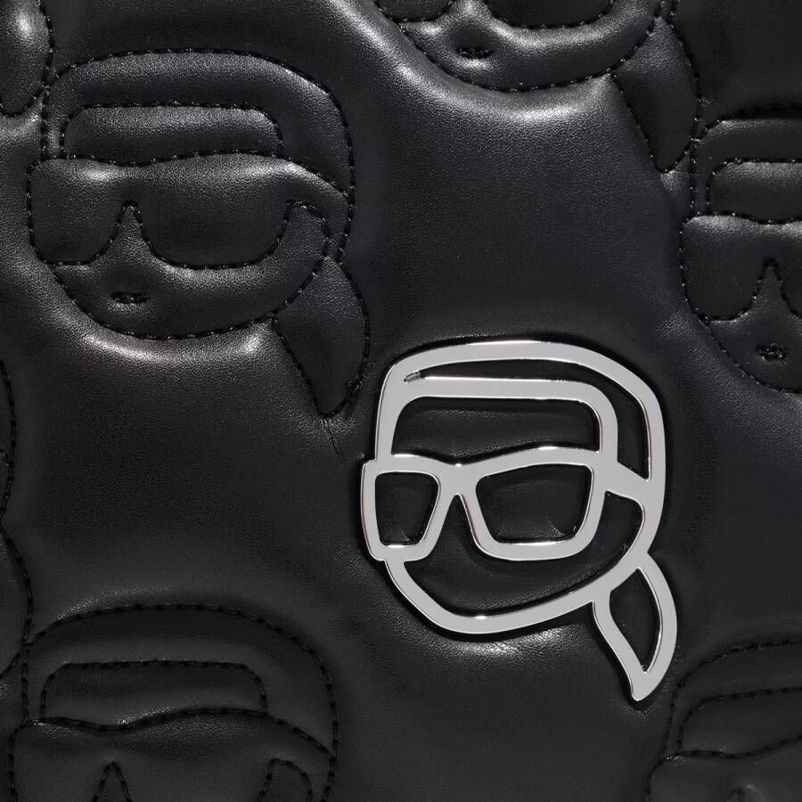 Karl Lagerfeld Hobo bags K Ikonik 2.0 Quilted Lg Hobo in zwart