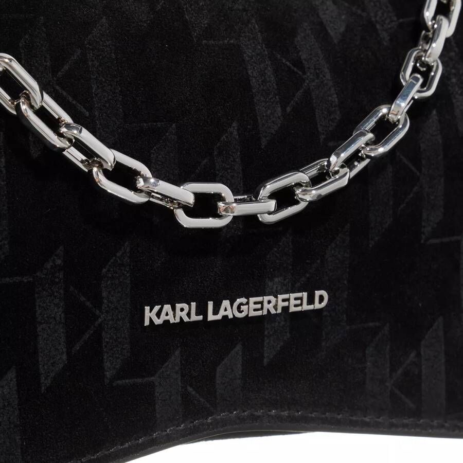 Karl Lagerfeld Hobo bags K Ikonik 2.0 Seasonal Sm Shb in zwart