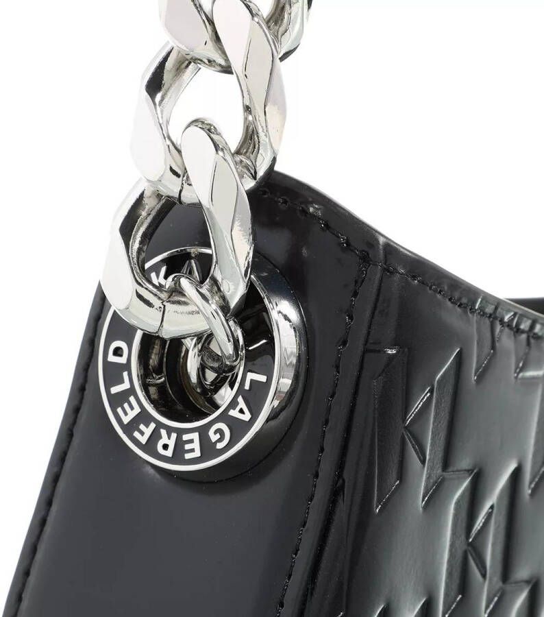 Karl Lagerfeld Hobo bags K Saddle Chain Pochette in zwart