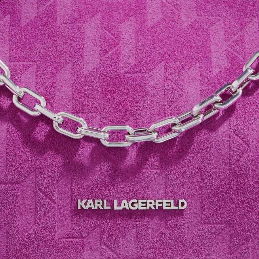 Karl Lagerfeld Hobo bags K Seven Element Sp Shb Suede in paars