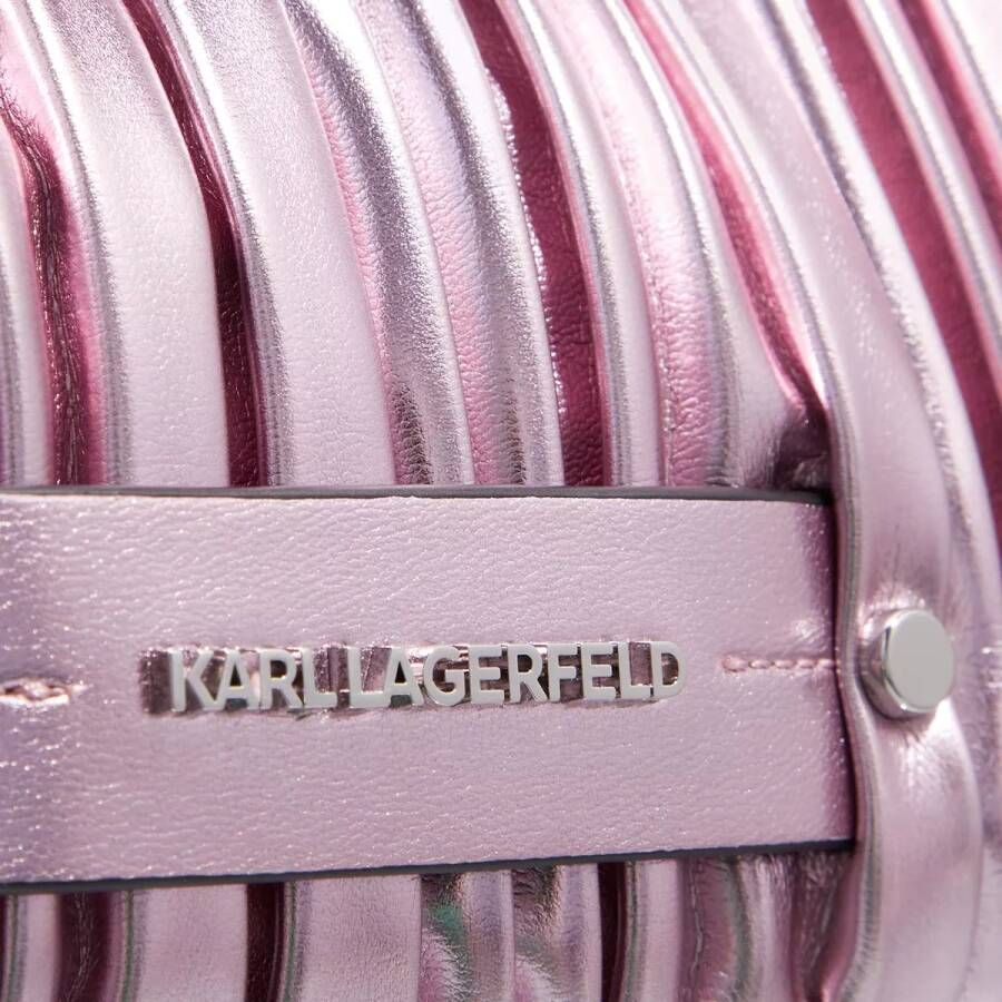 Karl Lagerfeld Hobo bags Kushion Sm Hobo Metallic in roze