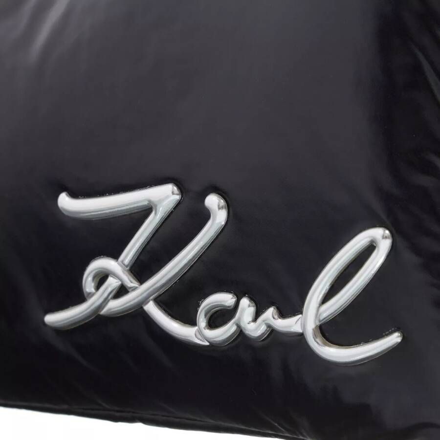 Karl Lagerfeld Pochettes K Signature Soft Double Poc in zwart