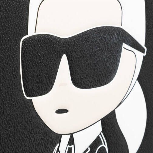 Karl Lagerfeld Reistassen Ikonik Trolley in zwart