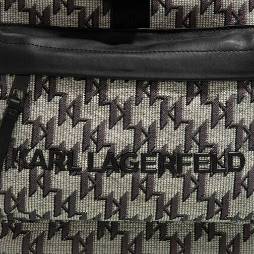 Karl Lagerfeld Rugzakken K Monogram Jakard Backpack in beige