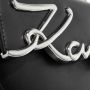 Karl Lagerfeld Satchels Signature Small Saddle Bag in zwart - Thumbnail 2