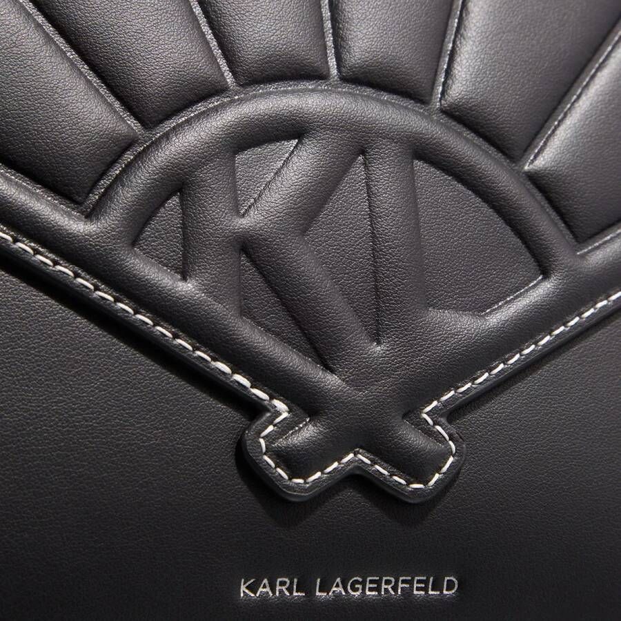 Karl Lagerfeld Shoppers K Fan Sm Tote in zwart