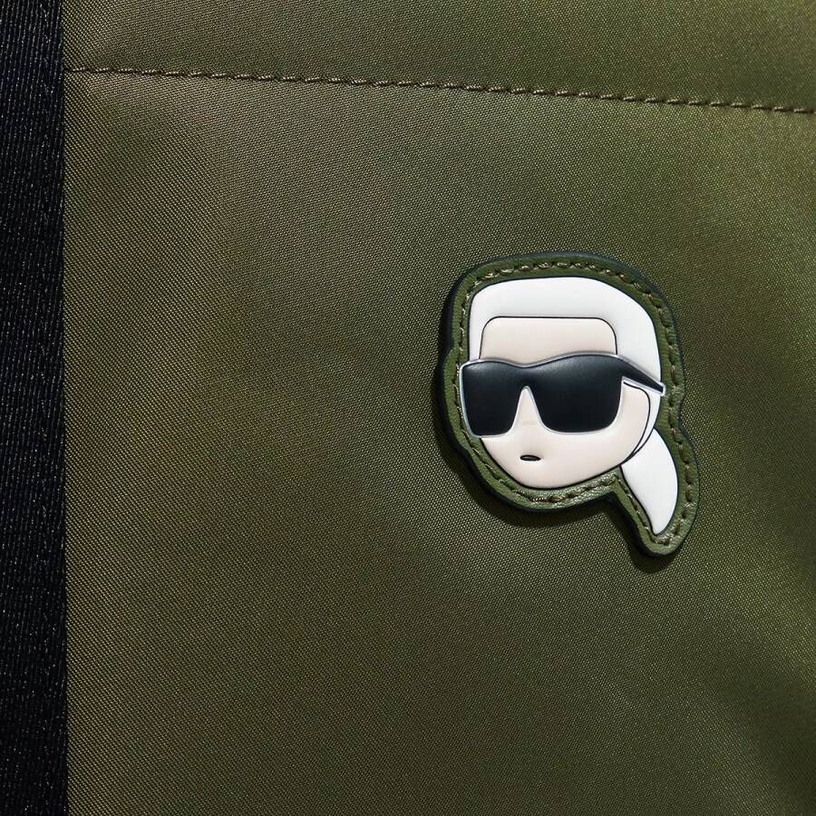 Karl Lagerfeld Totes K Ikonik 2.0 Nylon Zip Tote in groen