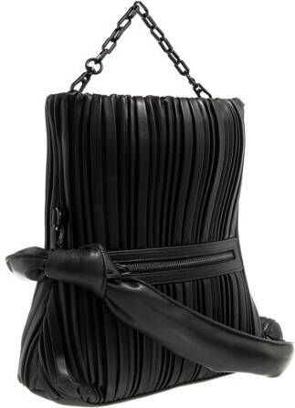 Karl Lagerfeld Totes Kushion Knotted Small Fold Tote in zwart