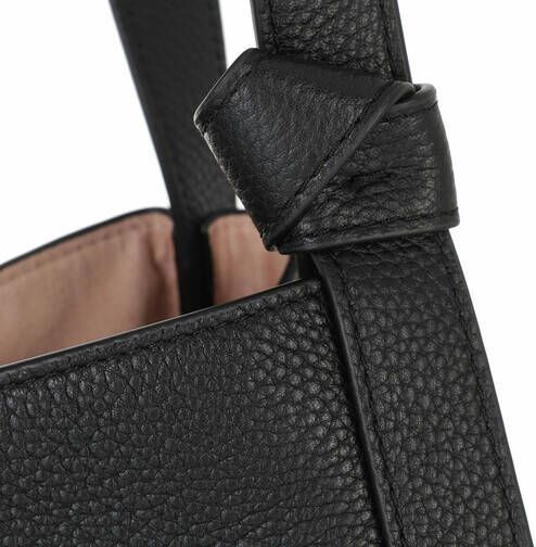 kate spade new york Shoppers Knott Pebbled Leather Large Shoulder Bag in zwart