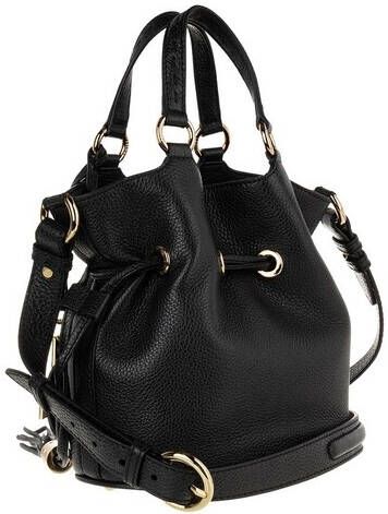 Lancel Bucket bags Flirt Grained Leather Bucket Bag Small in zwart
