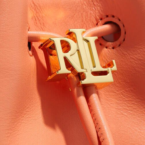 Lauren Ralph Lauren Bucket bags Andie 19 Drawstring Medium in oranje