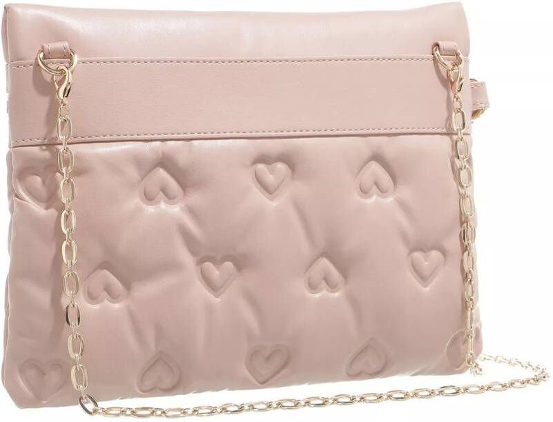 Love Moschino Clutches Borsa Pu Embossed in poeder roze