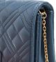 Love Moschino Clutches Borsa Quilted Pu in blauw - Thumbnail 6