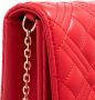 Love Moschino Clutches Borsa Quilted Pu in rood - Thumbnail 3