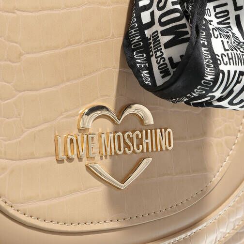 Love Moschino Crossbody bags Borsa Pu St Croco Pu in beige