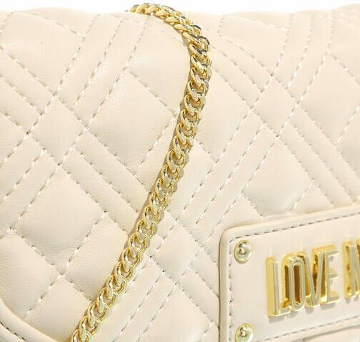 Love Moschino Crossbody bags Borsa Quilted Pu in crème