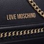 Love Moschino Schoudertas van 100% leer Black Dames - Thumbnail 3