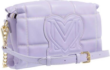 Love Moschino Crossbody bags Embroidery Quilt in paars