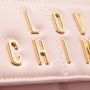 Love Moschino Crossbody bags Embroidery Quilt in poeder roze - Thumbnail 3