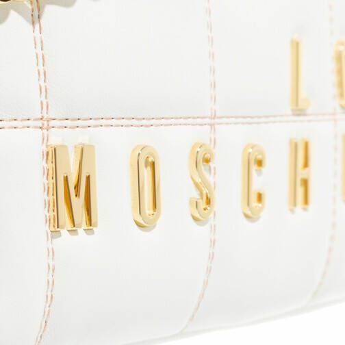 Love Moschino Crossbody bags Embroidery Quilt in wit