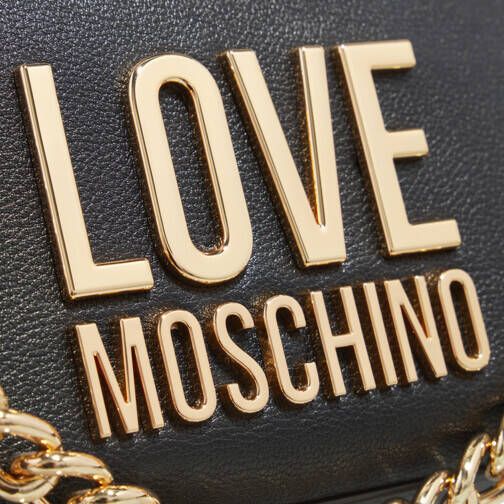 Love Moschino Crossbody bags Love Lettering in zwart