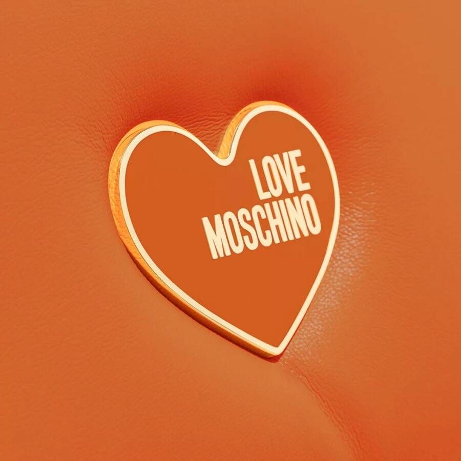 Love Moschino Crossbody bags Marshmallow in oranje