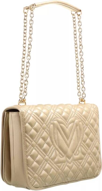 Love Moschino Crossbody bags Quilted Bag in goud