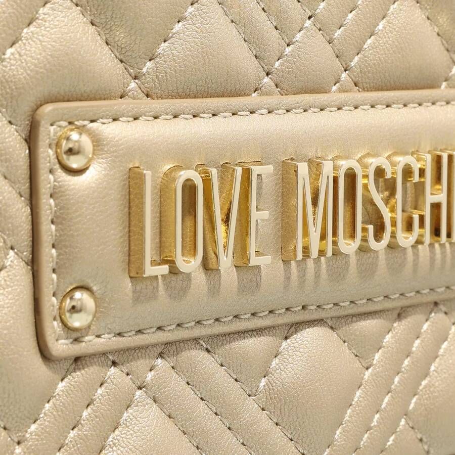Love Moschino Crossbody bags Quilted Bag in goud
