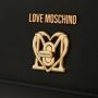 Moschino Love Dames Eco Leren Schouder Clutch Black Dames - Thumbnail 8