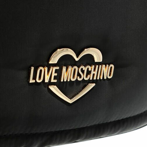 Love Moschino Hobo bags Borsa Nylon Pu in zwart