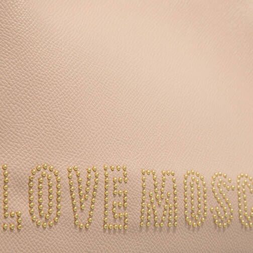 Love Moschino Hobo bags Little Studs in poeder roze