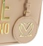 Love Moschino Dames schoudertas letters camerabag Beige Dames - Thumbnail 4