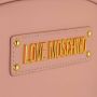 Love Moschino Satchels Borsa Pu in poeder roze - Thumbnail 2