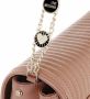 Love Moschino Satchels Borsa Quilted Pu in poeder roze - Thumbnail 2