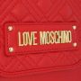 Love Moschino Satchels Borsa Quilted Pu in rood - Thumbnail 3