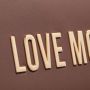 Moschino Love Shopping Bruine Kunstleren Tas Brown Dames - Thumbnail 1
