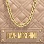 Love Moschino Shoppers Borsa Quilted Bag Pu in beige - Thumbnail 3