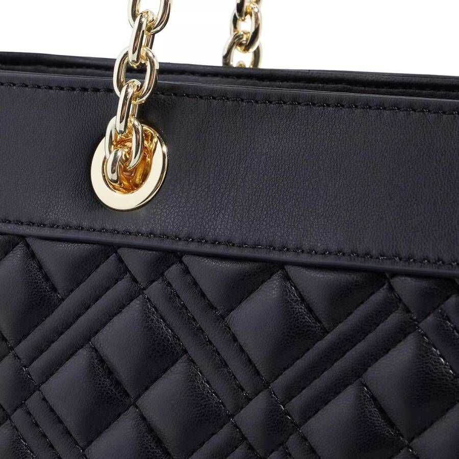 Love Moschino Shoppers Quilted Bag in zwart