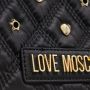 Love Moschino Zwarte Nylon Crossbody Tas met Logo Black Heren - Thumbnail 4