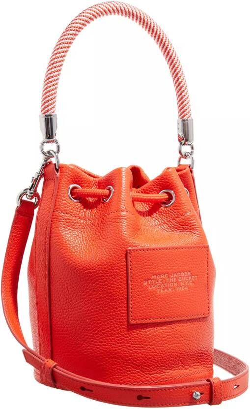 Marc Jacobs Bucket bags The Leather Bucket Bag in oranje